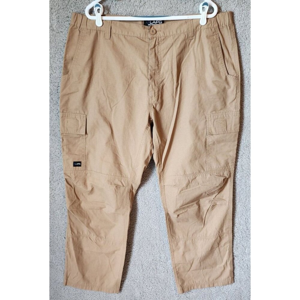 LA Police Gear LAPG Tan Utility Tactical Ripstop Core Cargo Pants Size 42 x 32